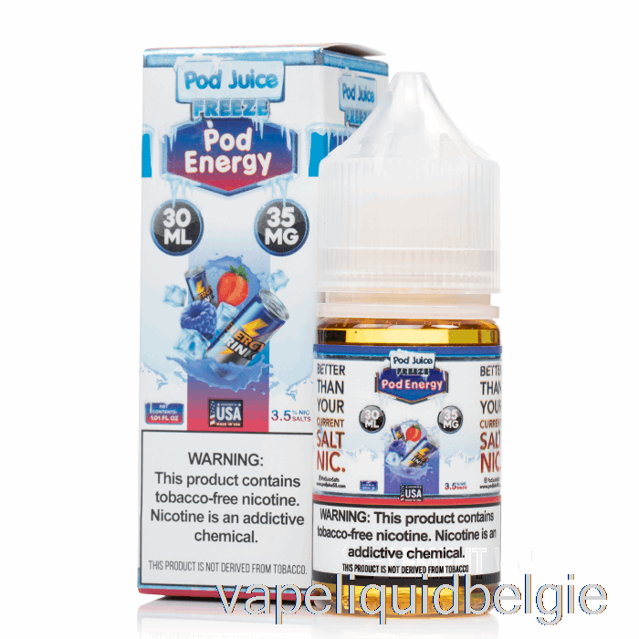 Vape Vloeibare Vriespod Energie - Peulensap - 30 Ml 20 Mg